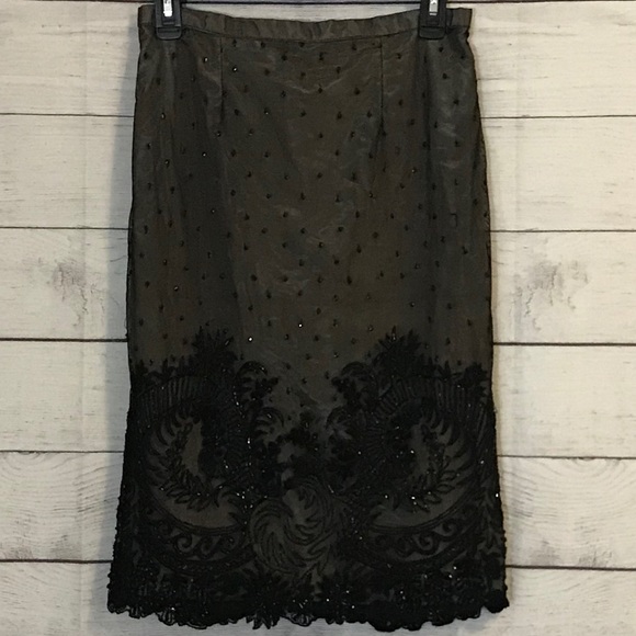 Adrianna Papell Dresses & Skirts - Embellished Beaded Skirt